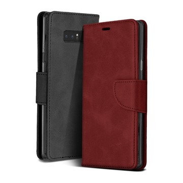 三星 Galaxy note8 復古皮套可插卡翻蓋磁吸手機支架 Note8手機保護殼 Note8手機殼