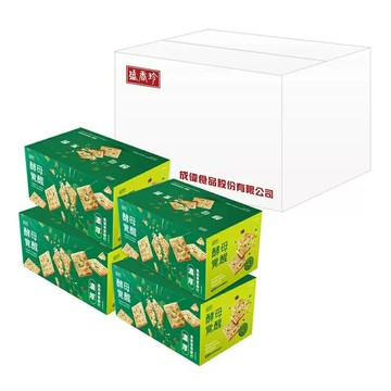盛香珍 酵母覺醒蘇打餅 濃厚紫菜青蔥 1525公克 X 4盒