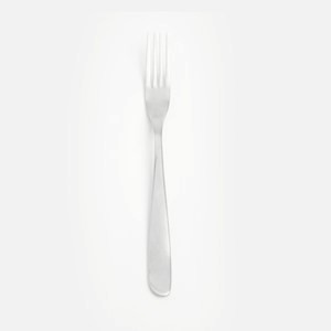 查莉不鏽鋼餐叉21cm 流線霧銀
