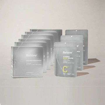 Relove｜三個月份 超值組｜膠原蛋白 胜肽精華飲+維他命C超能膠囊