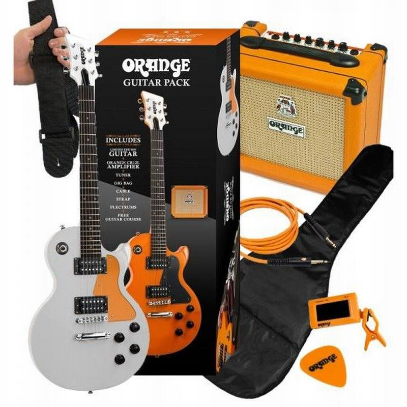 Orange Guitar Pack White ホワイト《エレキギター》 | LINEショッピング