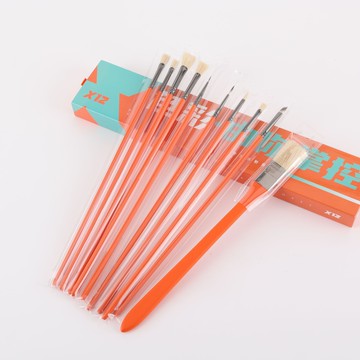 跨境新款水粉筆國潮3D版10支畫筆套裝丙烯油畫水粉藝考美術生專用【益三和】可開發票