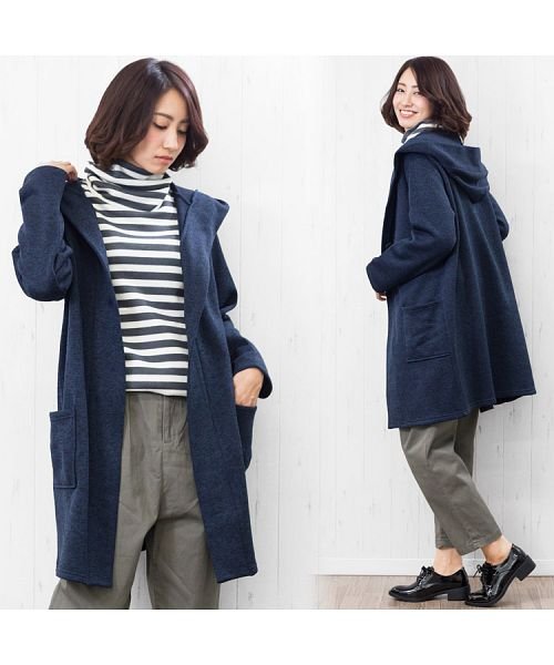 Mili An Deni ミリアンデニ レディース アウター ニット フリース コーディガン カーディガン レディース ネイビー系1 通販 Lineポイント最大1 0 Get Lineショッピング