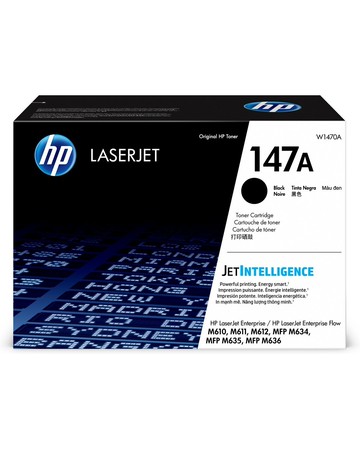HP 147A 黑色原廠 LaserJet 碳粉匣 (W1470A) For HP M610 / M611/ M612/ M634/ M635/ M636