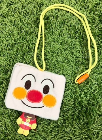 【震撼精品百貨】麵包超人_Anpanman~絨毛造型面紙包附掛繩-麵包*53496