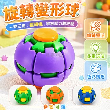 台灣出貨✨ 按壓旋轉球 兒童解壓玩具 變形指尖陀螺 創意减压手遊 男孩女孩適玩