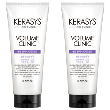KERASYS 植萃系抗損護髮素 扁塌髮  300ml  2條