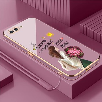 適用OPPO相信自己a5手機殼a5新款情侶OPPOa5小眾ins風高級感女款直邊電鍍硅膠軟殼鏡頭全包防摔男保護套
