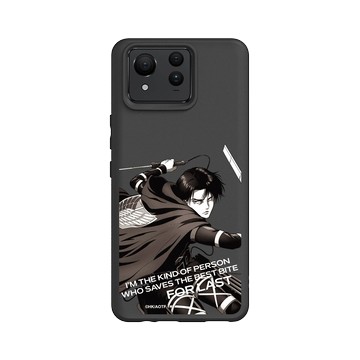 Zenfone 11 Ultra SolidSuit 黑 - 進擊的巨人 Attack On Titan -S4 - \b里維兵長 (灰階)