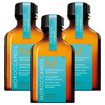MOROCCANOIL 摩洛哥優油 台灣公司貨 護髮油 TREATMENT 適用於所有髮質 讓秀髮更加柔順光滑  3瓶  25ml