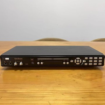 （爆款熱賣）（國際精品）【免運】美國Unikon高清DVD播放器家庭影院K歌遊戲家用客廳USB功放影蝶機