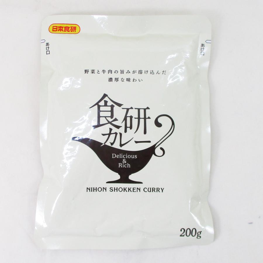 送料無料メール便 レトルトカレー 食研カレー 7612 晩餐館 焼肉のたれでお馴染み日本食研 業務用 200ｇｘ４食セット 卸