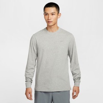 NIKE AS M NK DF PRIMARY LS TOP 男 長袖上衣 運動 休閒 灰色-FB8586063