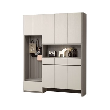 ASSARI-妮娜6.3尺三抽玄關鞋櫃全組(寬188x深40x高239cm)