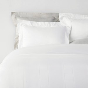 (組)克萊歐緹花1000織埃及棉床被四件組雙人 白