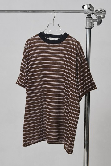 [春夏新品預訂] Border Halfsleeve Knit