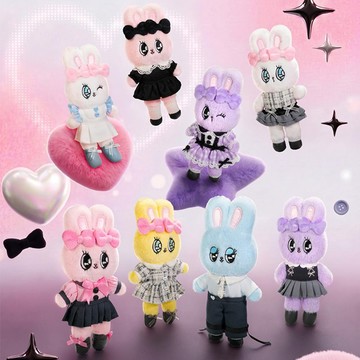 【Fubees】艾絲樂小兔 長腿甜心毛絨盲盒(6入盒裝)