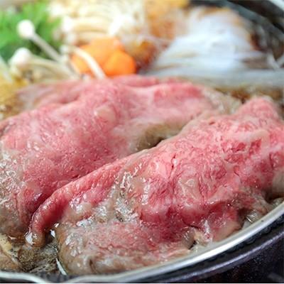 ふるさと納税 御坊市 和歌山県特産高級和牛「熊野牛」　すき焼き用モモ・ウデ　600g(自家牧場で育てました)