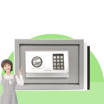 【發億金庫】DB-25智慧型保險箱（白/灰/黑 三色可選）(密碼 緊急開啟鑰匙)