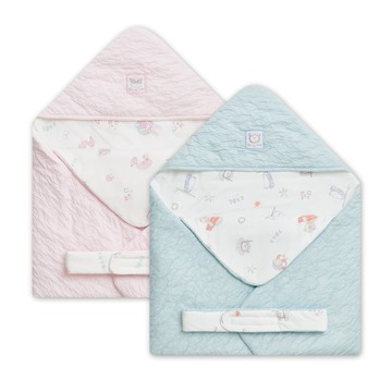 【奇哥】夏日假期天絲涼感包巾 80×80cm｜安撫包巾、新生兒包巾、包被、蓋毯、蓋被、寶寶毯、嬰兒毯