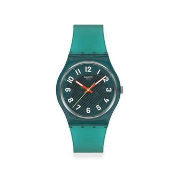 Swatch WAVELENGTHS OF MOSS 經典手錶/瑞士製造 SO28L100 (34mm)【官方旗艦店】