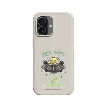 iPhone 17 SolidX 貝殼灰 - 瑞克和莫蒂 Rick and Morty - 太空船