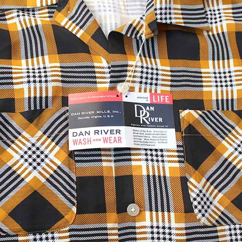 DAN RIVER（ダンリバー）】 RAYON BOX CHECK LS SHIRTS レーヨン長袖