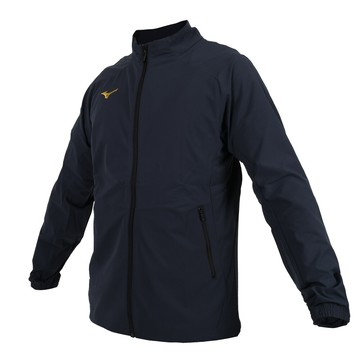 mizuno 男平織運動外套-運動 上衣 休閒 深灰金