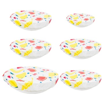 FOX RUN 大小防塵保鮮罩6件組  1套  碗徑 7.6~22.9cm  水果