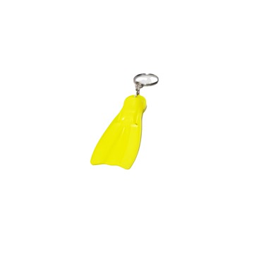 ButterFly Fish 蝴蝶魚 經典 蛙鞋鑰匙圈 2件組 K-701  亮黃  1組