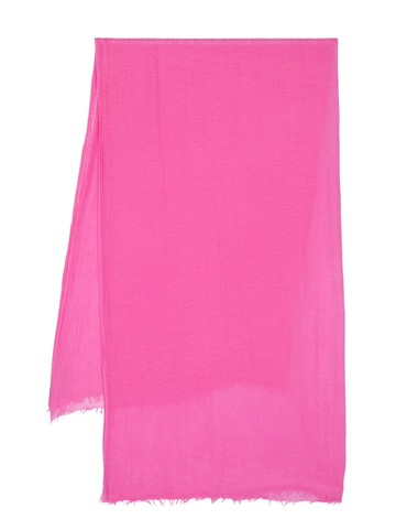 Rick Owens - raw-cut wool-cashmere scarf - unisex - Wool/Cashmere - One Size - Pink