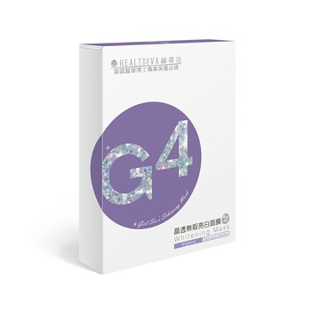 美生藥局｜【Healtdeva 赫蒂法】 G4 晶透無瑕亮白面膜 5入