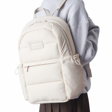 無縫空氣後背包-奶油色