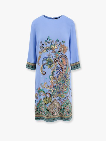 Stretch viscose dress with iconic print - ETRO - gender_Woman