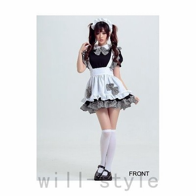 レディース ハロウィン コスチューム メイド服 制服 メイド喫茶 ゴシック ロリータ ゴスロリ ドレス フリーサイズ 本格派 リアルデザイン 公演 演 通販 Lineポイント最大get Lineショッピング