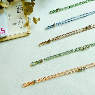 雙色雙圈編織手繩l閨蜜情侶手繩 l股線編織l客製化