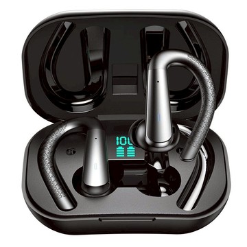 免運開發票 藍牙耳機 無線耳機 2024新款無線藍牙耳機骨傳導智能降噪掛耳式運動跑步久戴不痛 快速出貨