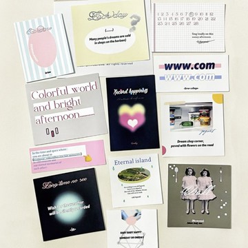 弗拉小姐 復古手帳裝飾 割型貼紙套組