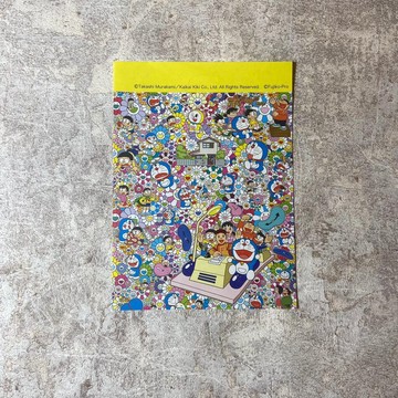 ☆AirRoom☆【現貨】哆啦A夢 村上隆 京都 展覽 限定 信紙 便條紙 小花