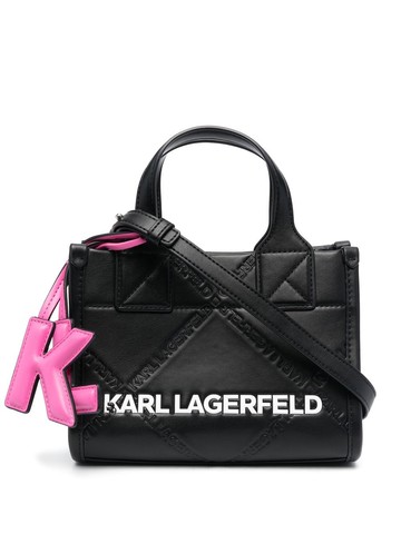 Karl Lagerfeld - K/Skuare embossed tote bag - women - Polyurethane - One Size - Black