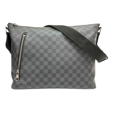 LOUIS VUITTON LV 路易威登 黑色 棋盤格 帆布 Mick MM 肩背包 N41106 【二手名牌BRAND OFF】