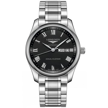 LONGINES浪琴 巨擘系列 麥粒紋 經典機械腕錶 40mm/L29104516