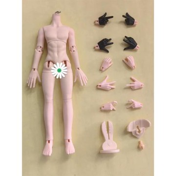 小鈴鐺社區12分bjd素體阿巳3.0腹肌高14cm可接OB11素體娃娃衣服