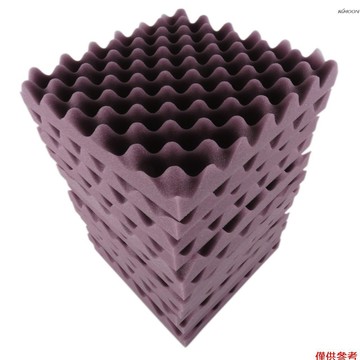 吸音隔音棉 波峰雞蛋棉 低密普及款 30 * 30 * 5cm 12件套 紫色
