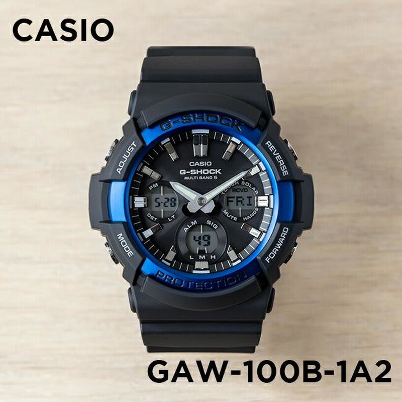 【電波ソーラー】CASIO G-SHOCK 腕時計 G-SHOCK 電波 ソーラー ビッグケース GAW-100-1AJF CASIO カシオ