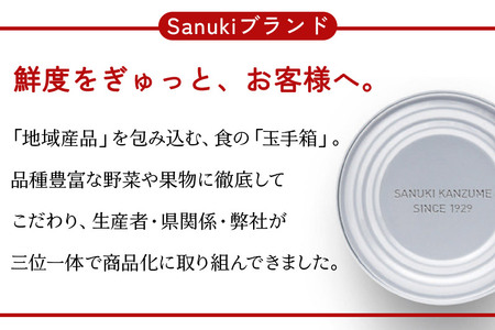 Sanuki フルーツ缶詰 黄金桃 6缶セット