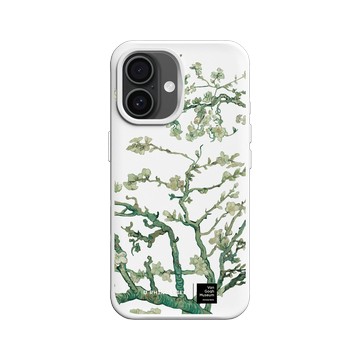 iPhone 16 SolidX 白 - Van Gogh Museum - Amandier en fleurs - Transparent