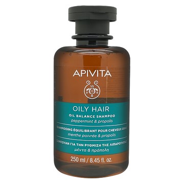 APIVITA 艾蜜塔 平衡調理洗髮精  控油 薄荷&蜂膠 250ml  1瓶