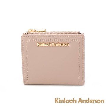 【Kinloch Anderson】Carol 壓扣短夾-奶茶粉