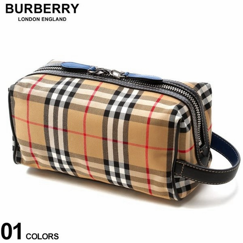 バーバリー バッグ Burberry セカンドバッグ ヴィンテージチェック レザーストラップ ブランド メンズ レディース 鞄 ポーチ チェック 通販 Lineポイント最大0 5 Get Lineショッピング